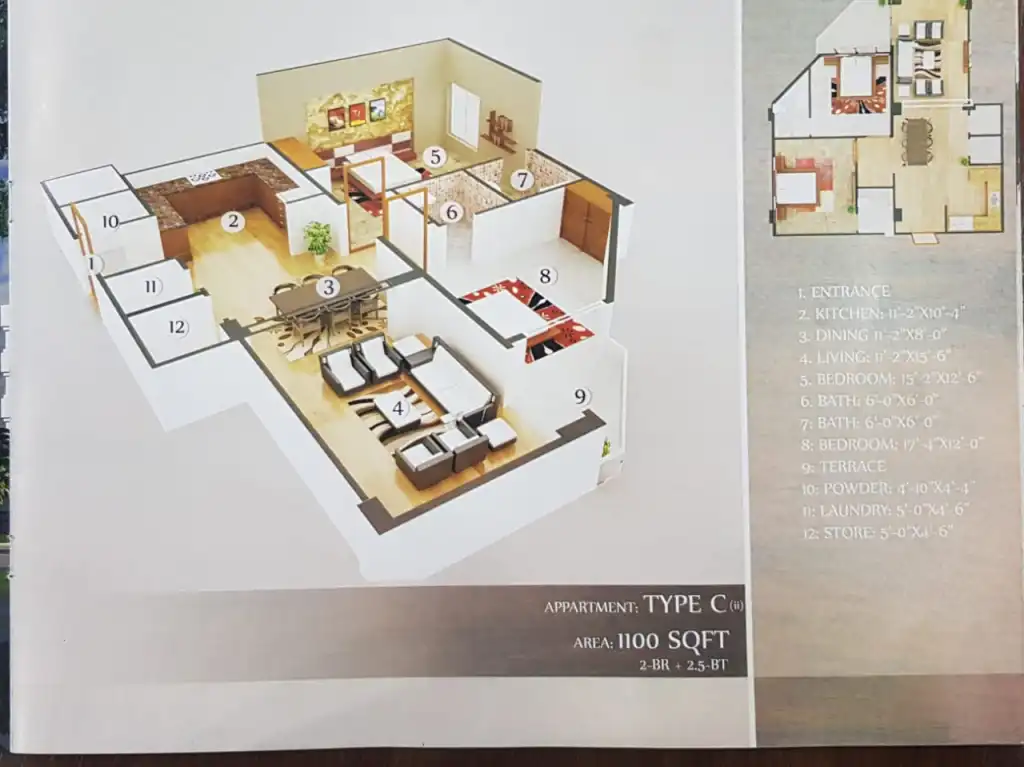 1100-Sq.ft-Floor-Plan