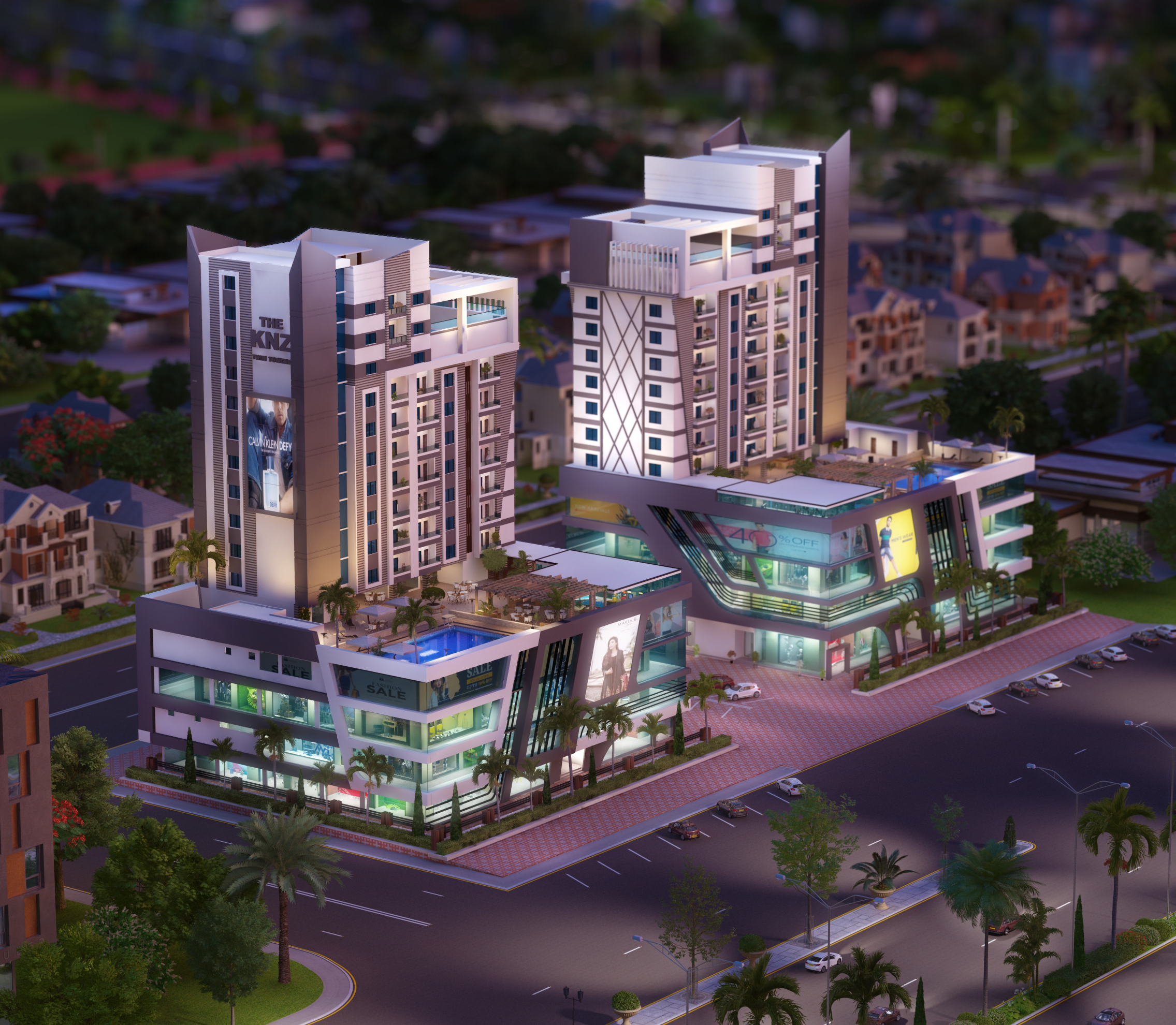 THE KNZ TWIN TOWERS | Guldberg Greens